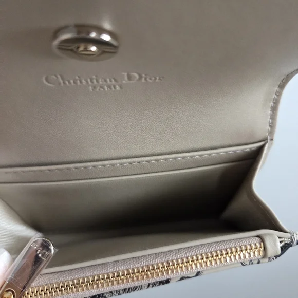 My Dior Glycine Wallet Beige Toile de Jouy Soleil Printed Calfskin - Picture 5 of 11